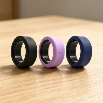 3 pezzi di copertura in silicone per Oura Ring 5, custodia protettiva elastica resistente ai graffi, morbida, per accessori di ricambio per smart ring