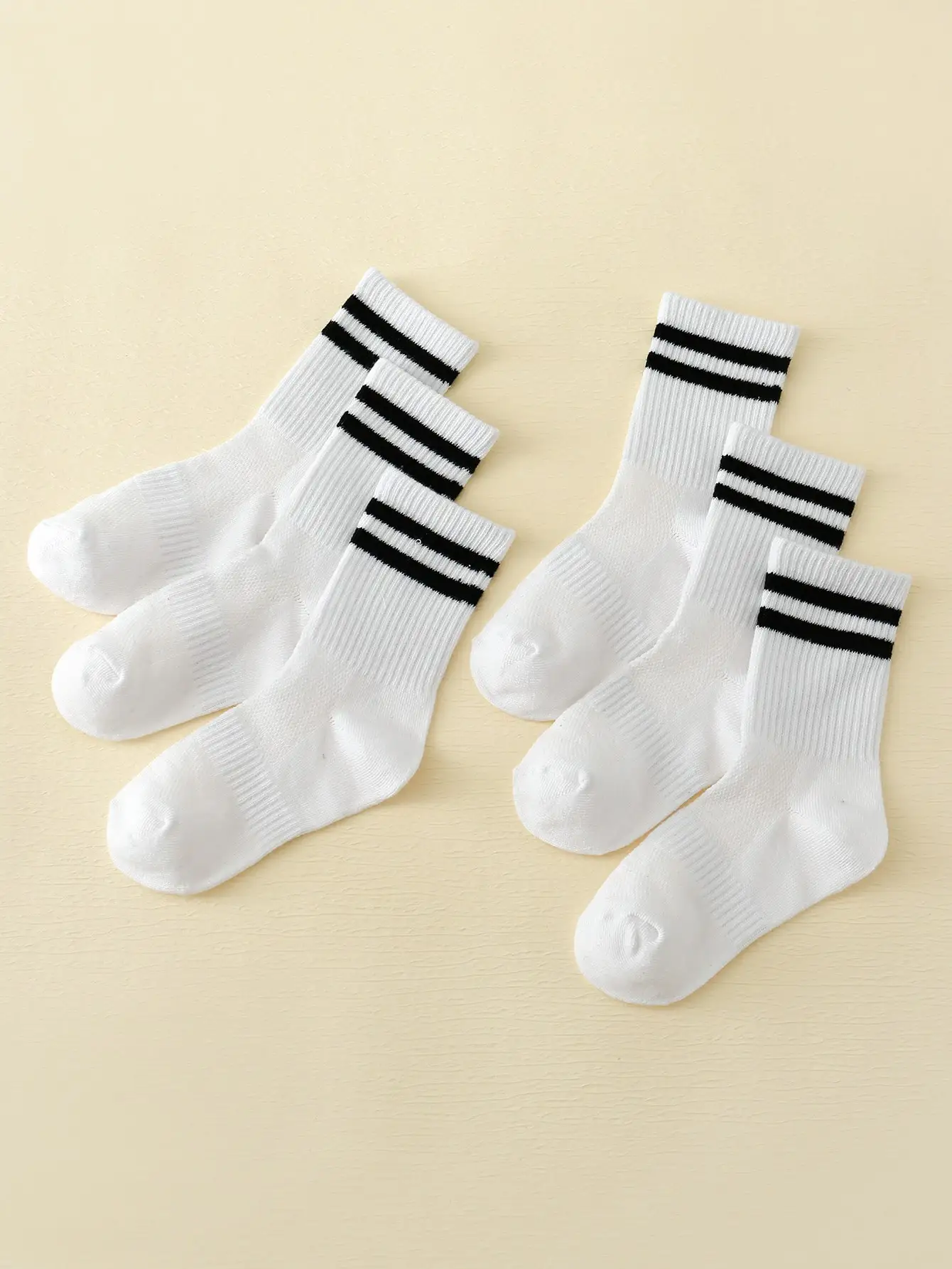 Children's Mid Length Stockings Set 6 Pairs