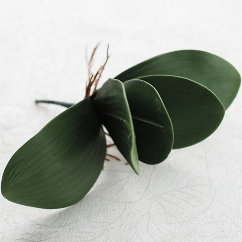 

Artificial moth orchid leaves Artificial Silk Leaves Leaf Butterfly Orchid Wedding Party Fake Flowers Best Seller