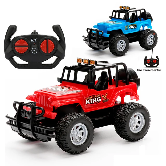 1/18 RC Four-way Remote Control Car with Led Lights Charging Off-road Racing Electric Boy Toys for Children Outdoor Birthday Toy