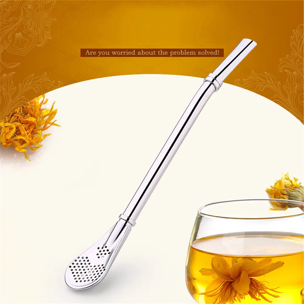 Top-Selling Reusable Stainless Steel Yerba Mate Straw with Spoon