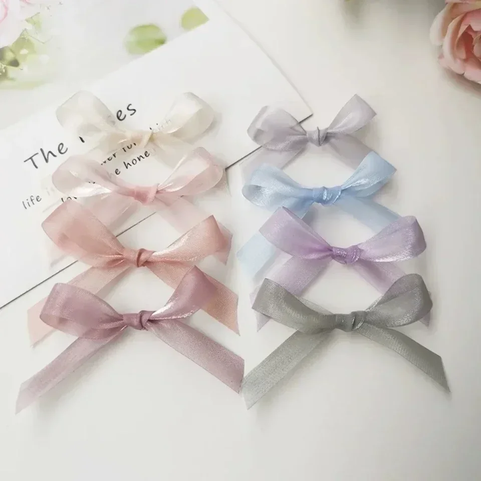 Nastro In Chiffon Di Organza Trasparente, Nero, 2 Rotoli Da 45,7 M X 2,5 Cm, Per Regali, Bouquet, Fai Da Te E Decorazioni Matrimoniali