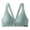 Stylish Sexy Front Open Gather Bra with Latex Padding Ice Silk Fabric Backless Beautiful Easy Wear Perfect for Active Lifestyles 6