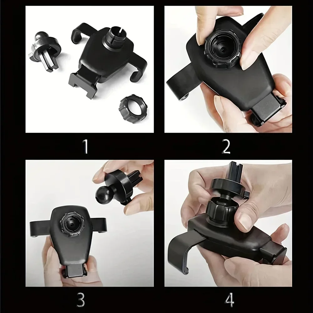 شحن لاسلكي حامل الهاتف شاحن سيارة 30 واط آيفون 15...