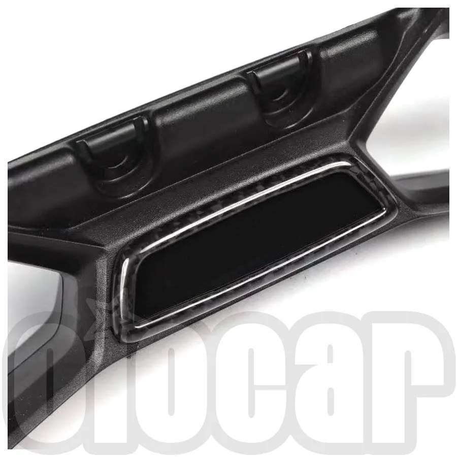 오이오모터스 BMW G87 M2 G80 G81 M3 G82 G83 M4용 프론트 시트 프리프레그 드라이 카본 일루미네이티드 엠블럼 서라운드 프레임 커버