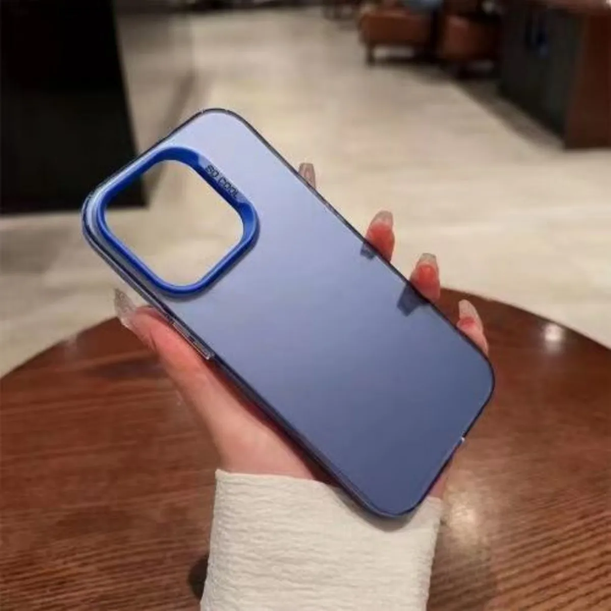 Fashion Camera Frame Bumper Shockproof Soft Phone Case - Anti-Scratch Back Cover