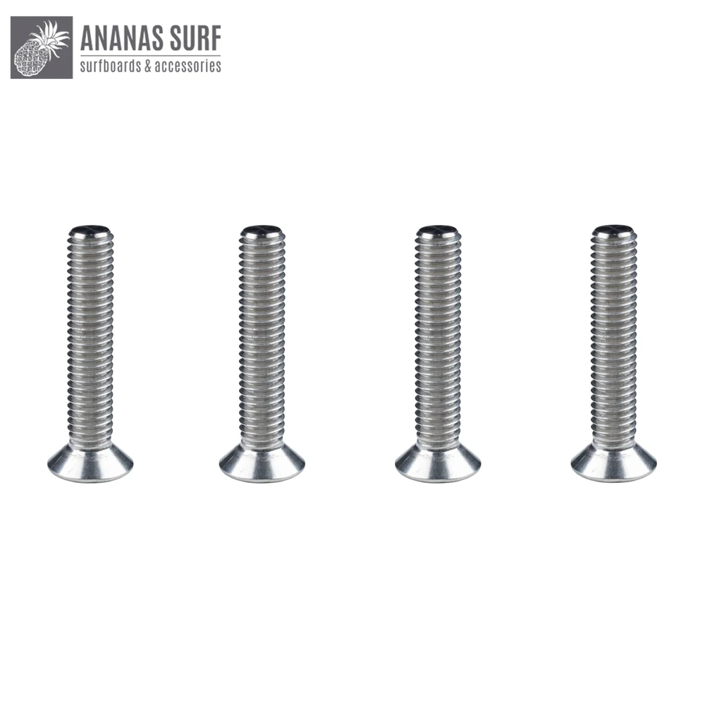 Ananas Surf M6 HydroFoil foot Board Mount Torx Screw 316 Stainless Steel Set Accessories