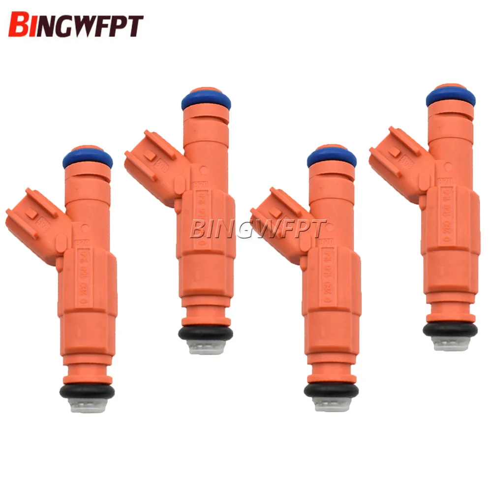 4pcs Fuel Injectors Nozzle 0280156156 For Ford Cmax Focus Ii 2 Mazda 6
