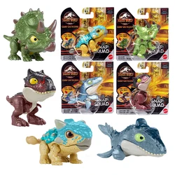Jurassic World Mini Dinosaur Toy Figures - Tyrannosaurus & Ankylosaurus Action Set (GGN26 - 4PCS(5))
