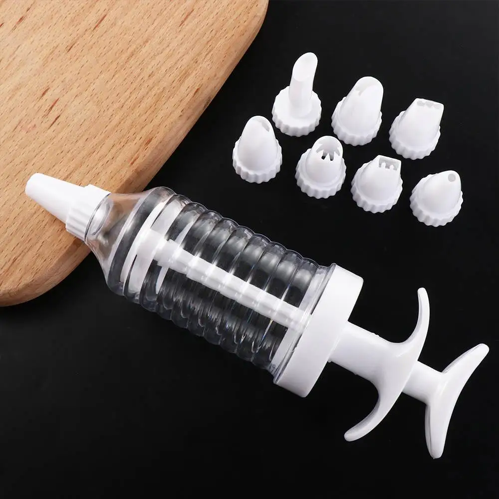 

Decorative Cookie Cake Tools Plastic Spray Gun Syringe Milking Gun Biscuit Machine