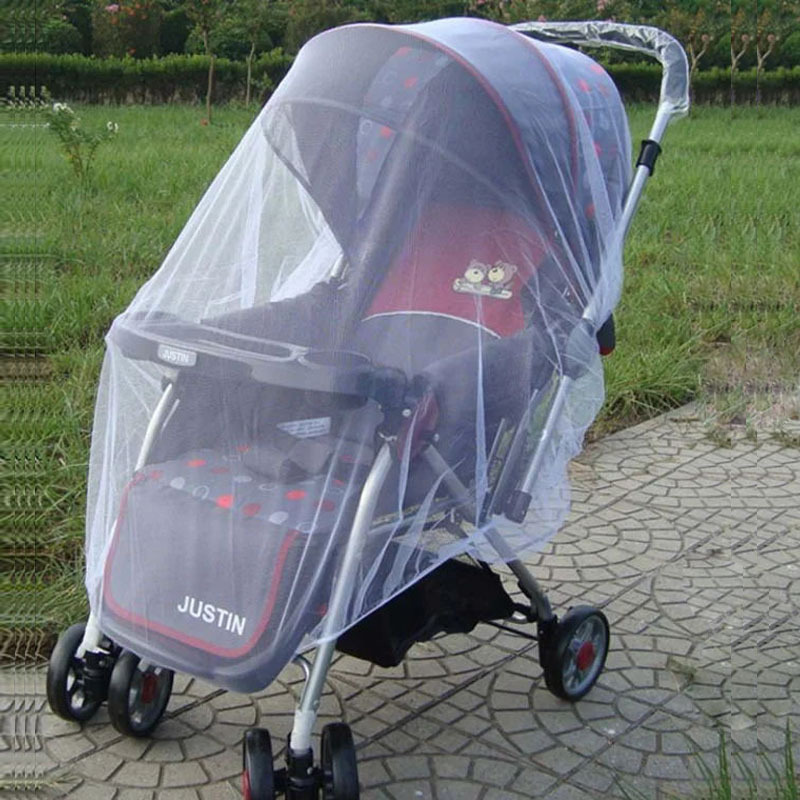 Baby Stroller Mosquito Net Pushchair Cart Insect Shield Net Mesh Safe Infants Protection Mesh Cover Baby Stroller Accessories
