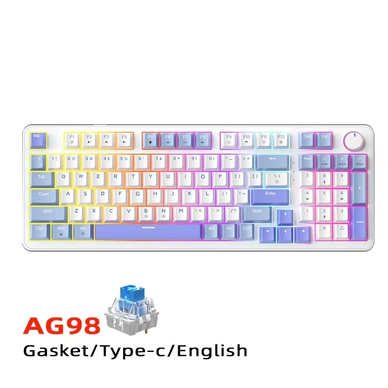NEW Zifriend AG98 Gaming Mechanical Keyboard Thai keyboard Mixed