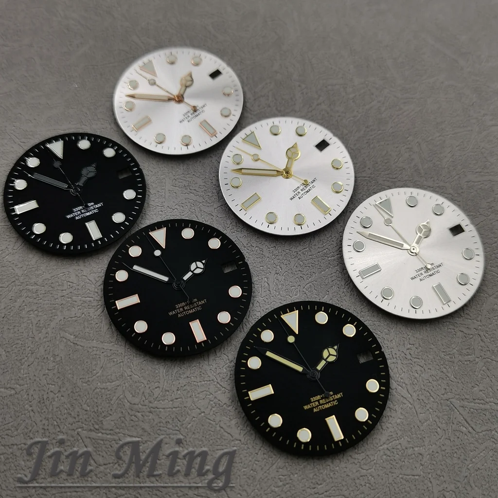 Luxury Multicolor Luminous Date Window Dial – Silver, Gold, Black, Blue, Pink, Green