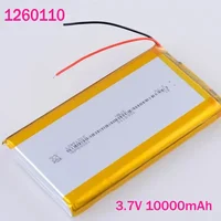 1260110 3.7V 10000mAh High Performance Rechargeable Lithium Polymer Battery for Electric Toy Car GPS Laptop Camping - Image 2