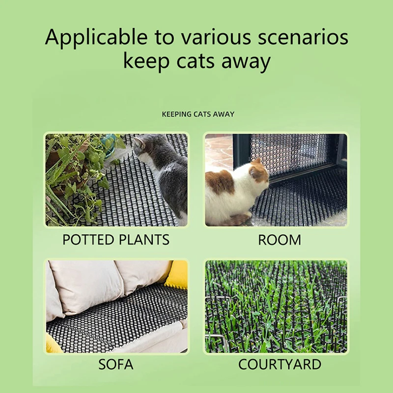 Title 2, 1Pc Cat Mats Anti-Cat Garden Repellent Mat Stim...