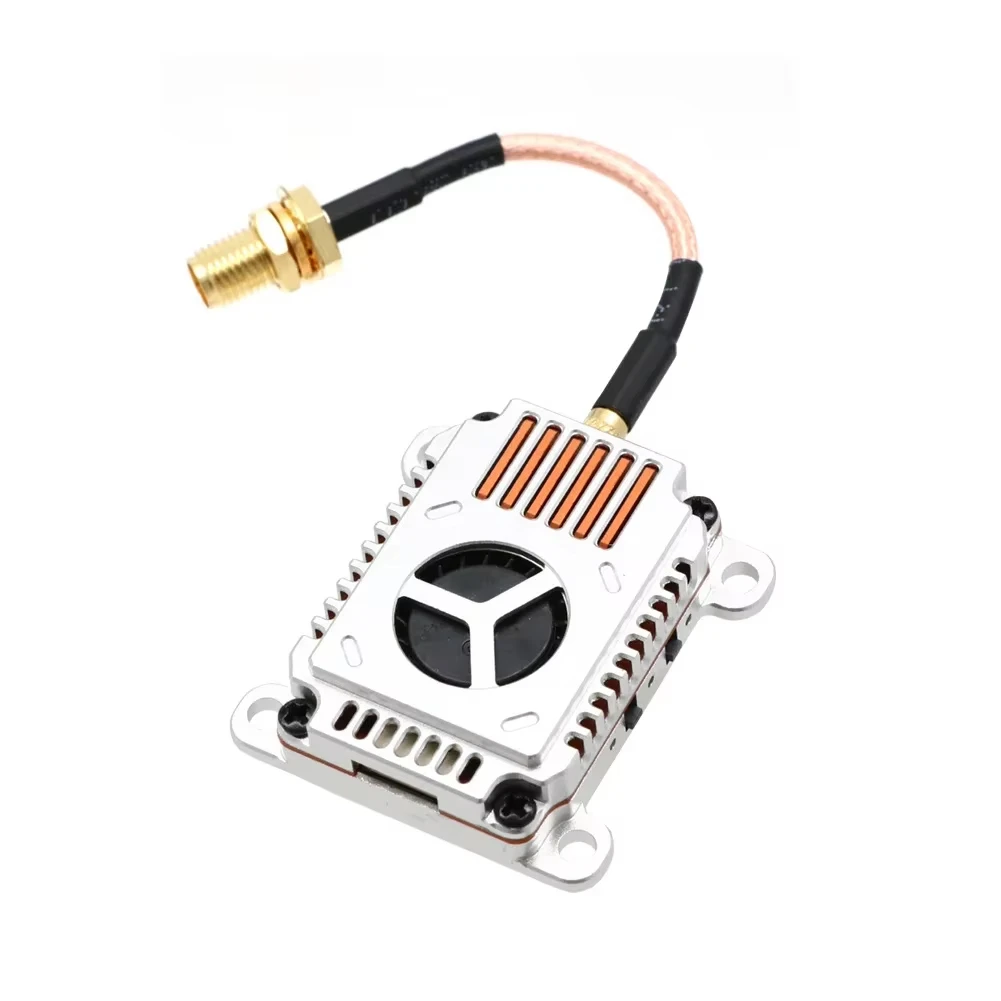 FPV Accessories LST 1.2Ghz 1W-2W 2-8S Switchable VTX Video Transmitter Module 1.2G 8Ch VRX Heat Dissipation Shell For Long Range FPV Drone