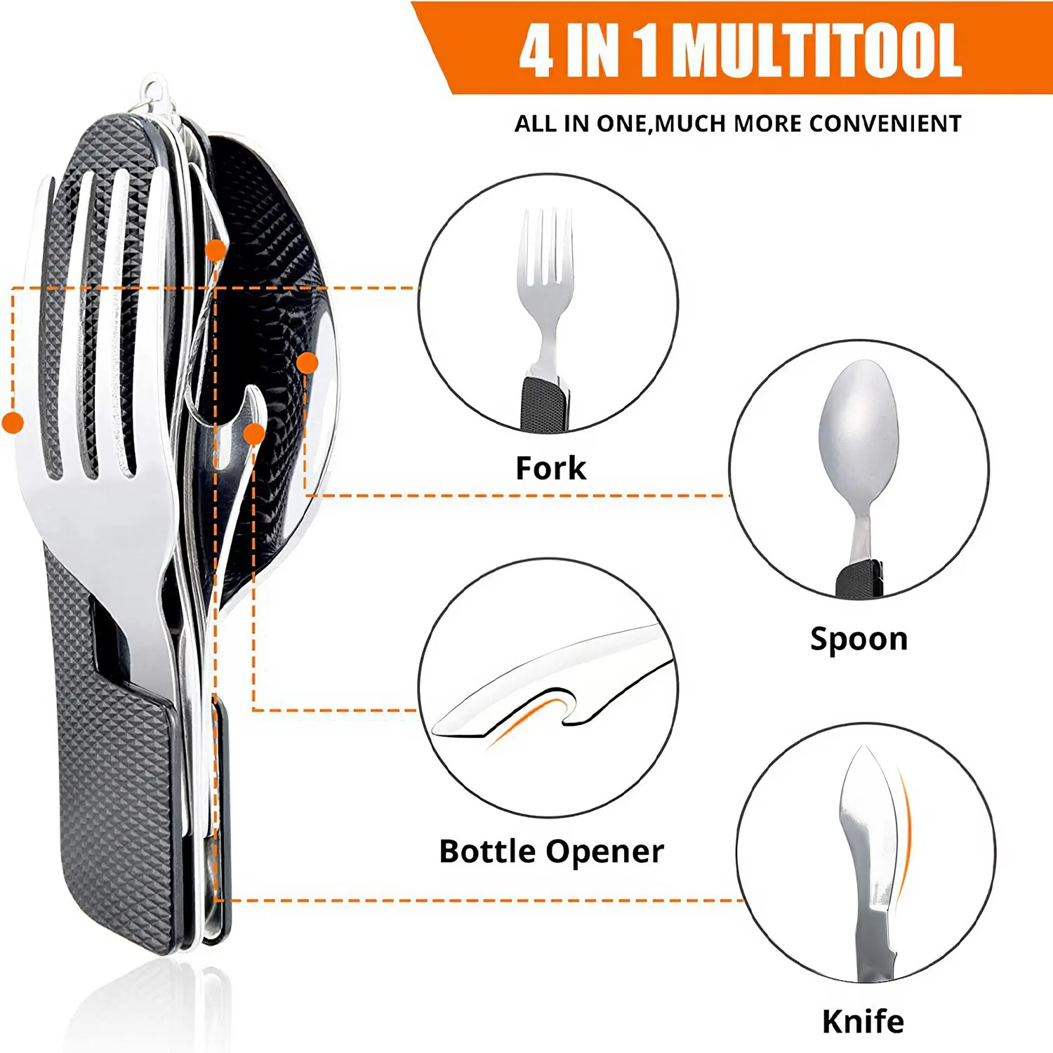 Foldable Tableware Knife Spoon Fork Camping Knife Fork Spoon Combination Tableware Outdoor Portable Multifunctional camping cutlery,portable tableware,portable cutlery