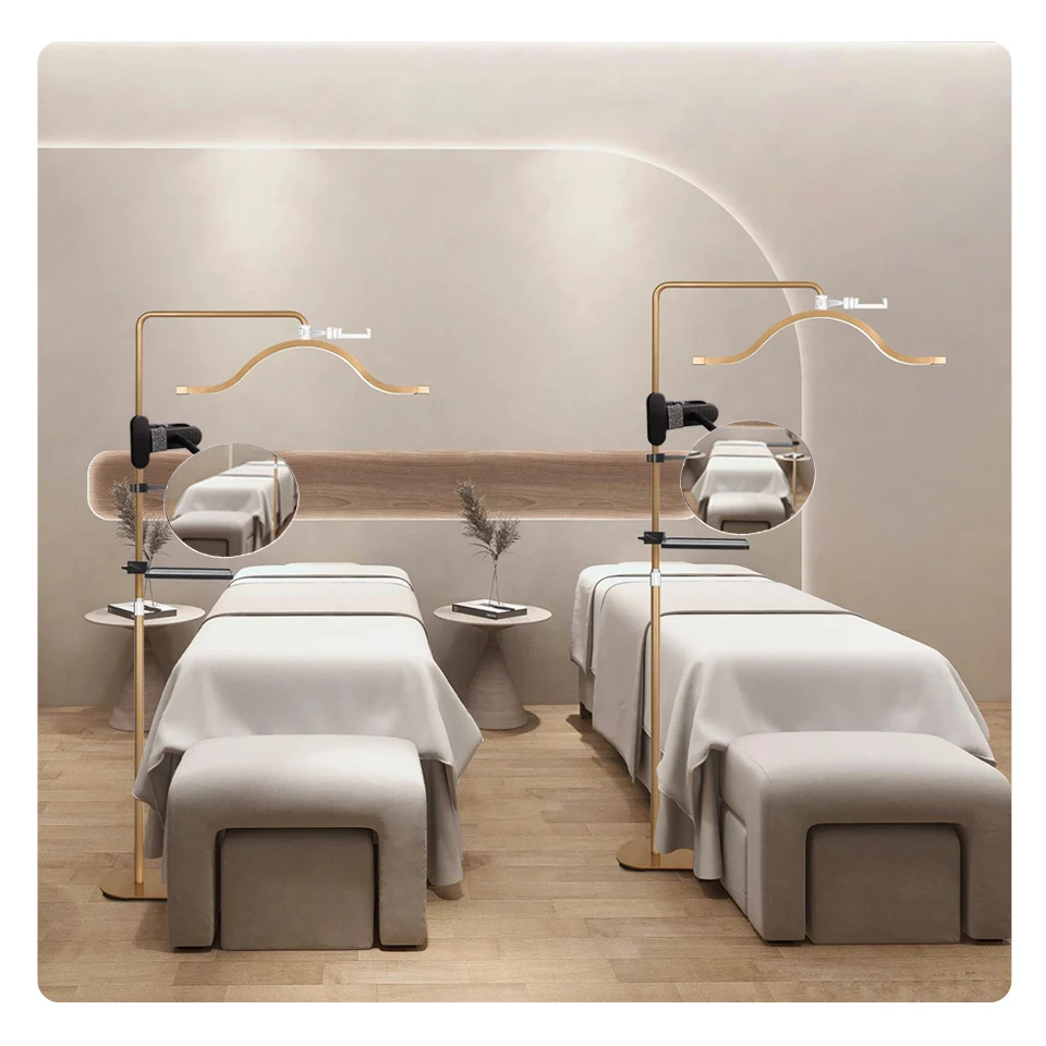 Make-up-Spiegel zum Anklipsen, Computertisch, Büro, persönliche Privatsphäre, Sicherheit, flexibler Aufsteckspiegel für Salon-Pfropfen, Wimpernverlängerung – Detail 10