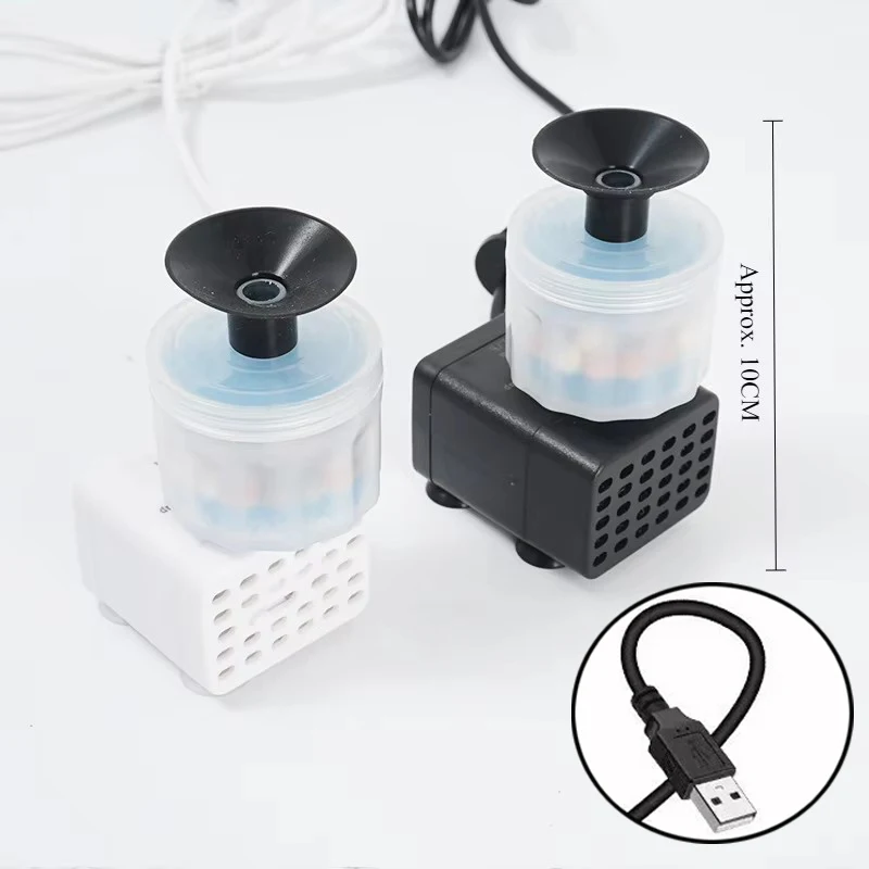 Pet Feeder USB DC5V Water Pump Filter Dog Cat Water Dispenser Silent Submersible Pump Mini Filtration Device
