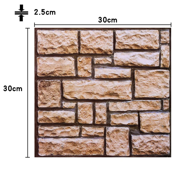Papel de Parede Decorativo Auto-Adesivo Impermeável 12 peças