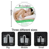 Anti Snoring Nasal Dilators Apnea Sleep Silicone Mini Device Sleeping Aid Anti Snore Nose Clip Stopper Stop Snore Health Care 2