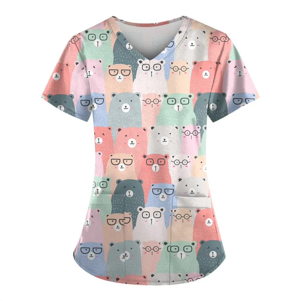 nurse uniforms cute scrub tops