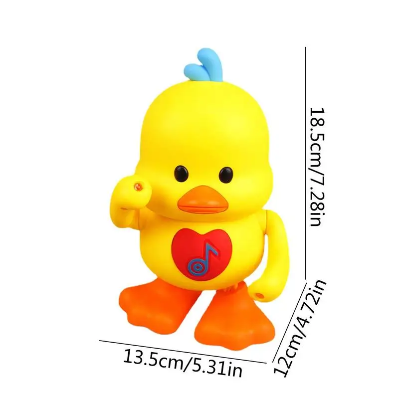Cartoon Musical Electric Dancing Duck Toy with Music And Lights Kids Infant Toddler Shower Gift Children\'s Day Birthday Gifts
