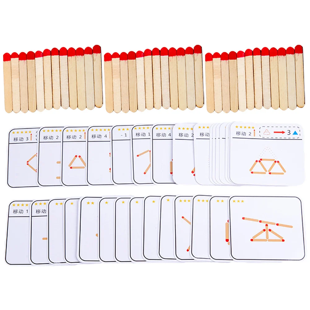 

Desktop Toys Toddler Learning Ages 2-4 Montessori for Year Old Educational 3 Puzzles Matches Kids 3+ Wooden Toddlers 1-3 Child