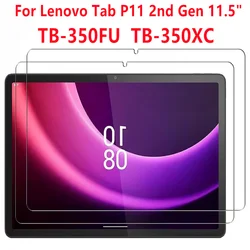 Premium Tempered Glass Screen Protector Duo for 11.5 Inch Tablets - Anti - Scratch HD Shield (Tab P11 2nd 11.5)