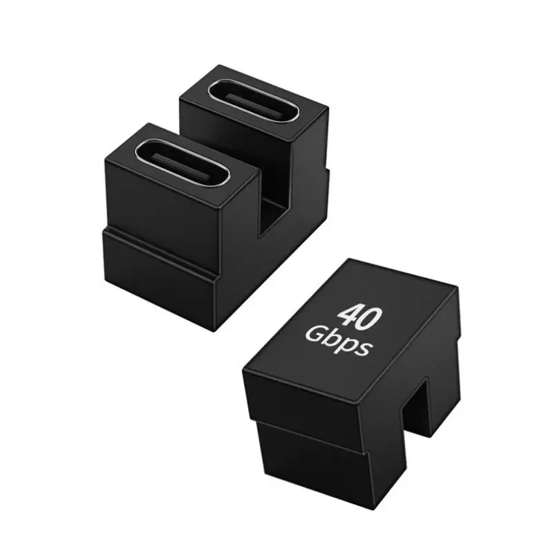 Usb Tipo-c Fêmea para Usb4 Acoplador Fêmea Usb-c Adaptador Conector tipo c Dispositivo Conversor Adaptador de Dados Mini Adaptador Usb 40gbps - Imagem 5