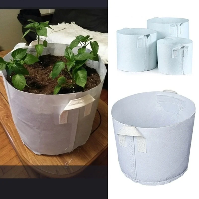 Ecofriendly Indoor/outdoor Graden Plant Pots Fabric Flowering Pots