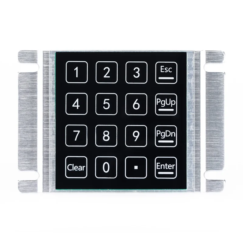 Teclado de Indução Impermeável e Dustproof Montagem do Painel Teclado Táctil Capacitivo Controle de Acesso do Cacifo do Pacote 16 Chaves