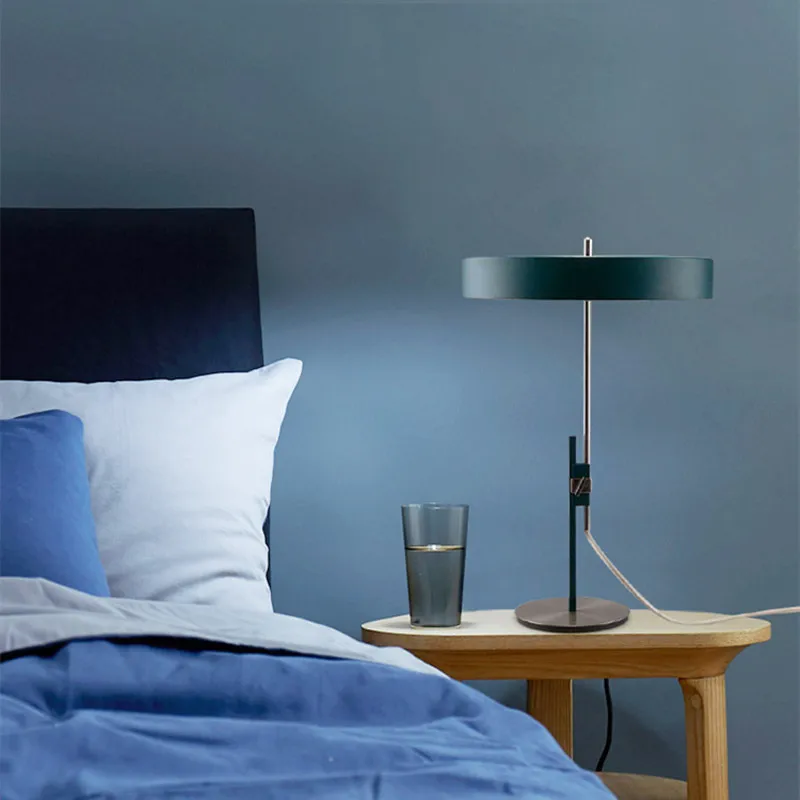 

creative design metal process reading luxury indoor home hotel villa iron simple led table lamp