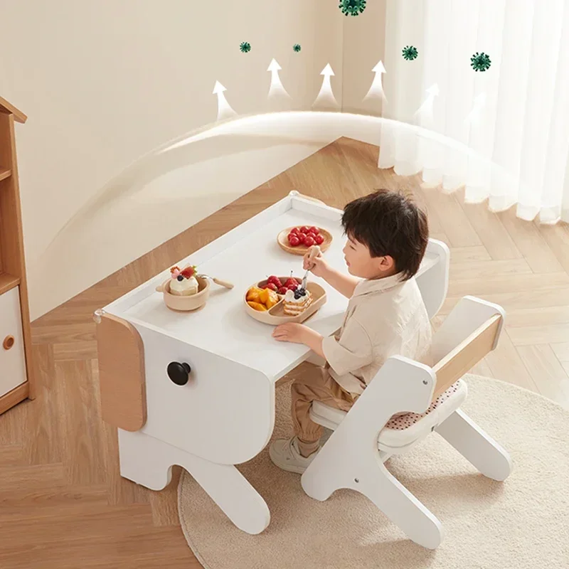 Kids Furniture Desk Children Study Table School Supplies Set Child Tables Small Room Childrens Student Classroom kid table