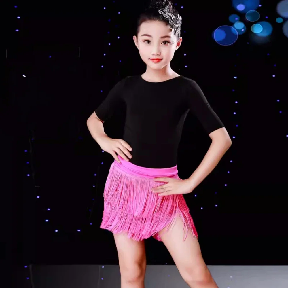 Gonna Da Ballo Con Nappe Per Bambina - Frange A Strati, Vita Elastica - Per Danza Moderna E Spettacoli - Foto 12