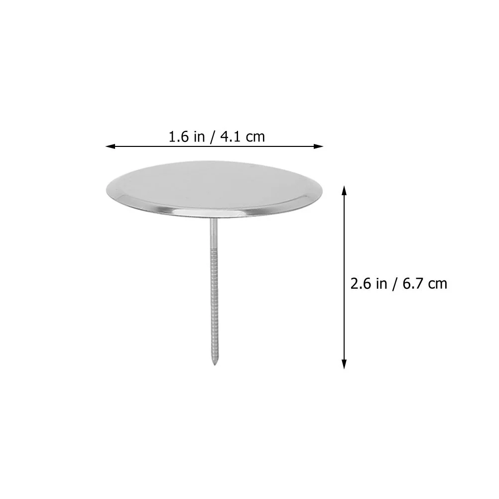 6pcs Stainless Steel Pastry Flower Nails Cake Decorations Tools