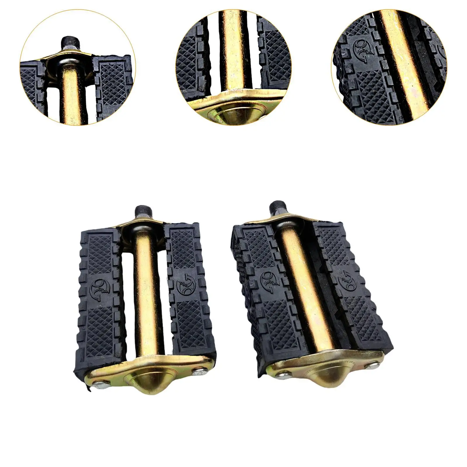 1 Pair Sturdy Lightweight Easy to Install Replace Spare Parts Durability Practical Bike Pedals Accessory Bicycle Cycling Pedals