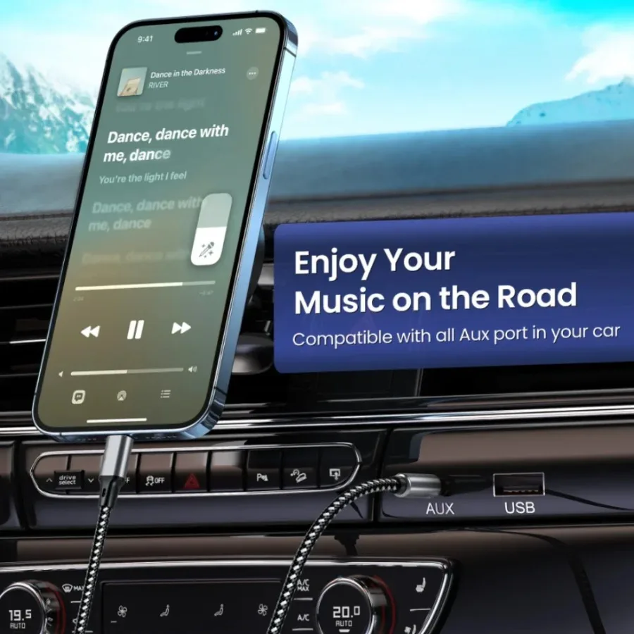 USB Type C To 3.5Mm Jack AUX Cable DAC USB-C Audio Adapter 1m 1.5m 2m for Phone Headphones Car HIFI Stereo Sound Audio Connector - 2