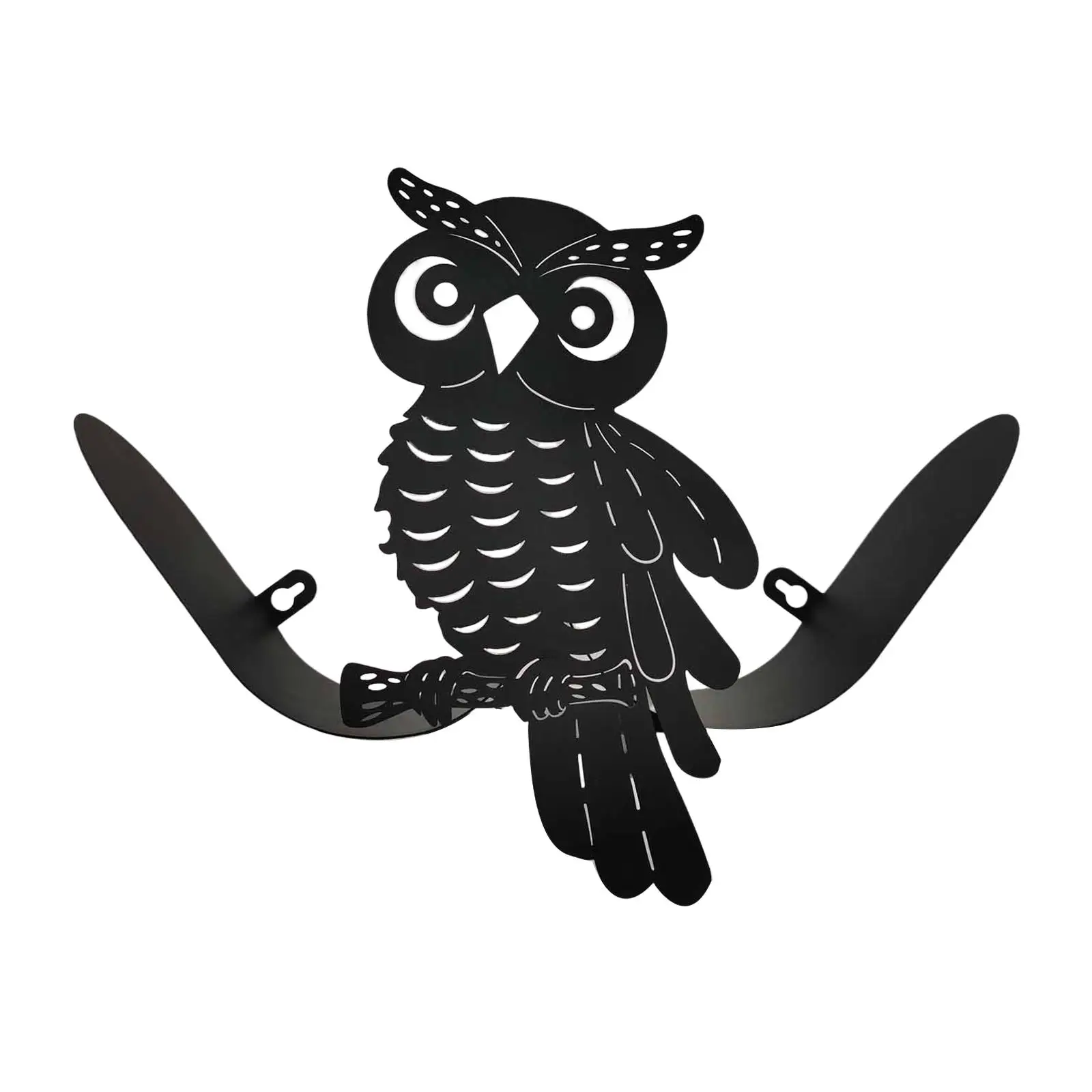 CAST IRON OWL SINGLE HOOK HOME AND GARDEN DECOR #602 