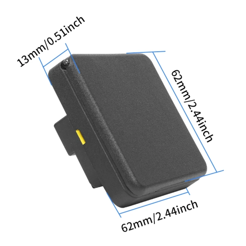 110A RV Power Outlet Panel 250V Enclosed Lockable Outdoor Electrical Socket Panel For RV Travel Trailer