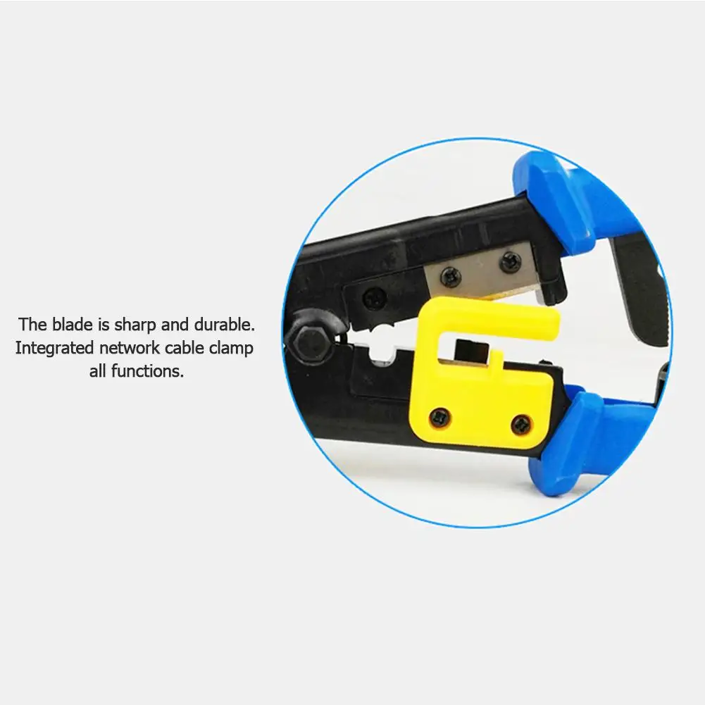 cable toner probe Multi-use Drilling Cutter Crystal Crimper Hand 6P 8P Dual-purpose Network Tools Pliers Cable Stripper Pressing Clamp Tongs Clip wiretracker