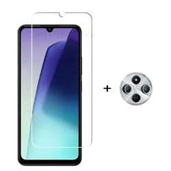 Premium Full Glue Tempered Glass Screen Protector with Lens Film for Redmi 12C (1Front Glass and1Len)