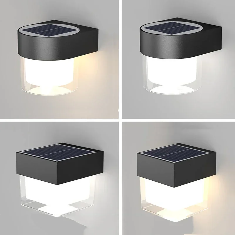 

Solar Outdoor Wall Light Waterproof Villa Courtyard Garden Balcony Lamps Super Bright Door Light Outdoor Balcony Wall Lights Hot