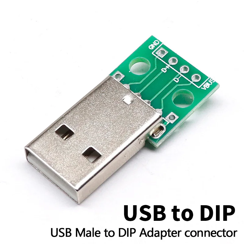 10 шт. адаптер USB типа папа | Электронные компоненты и принадлежности