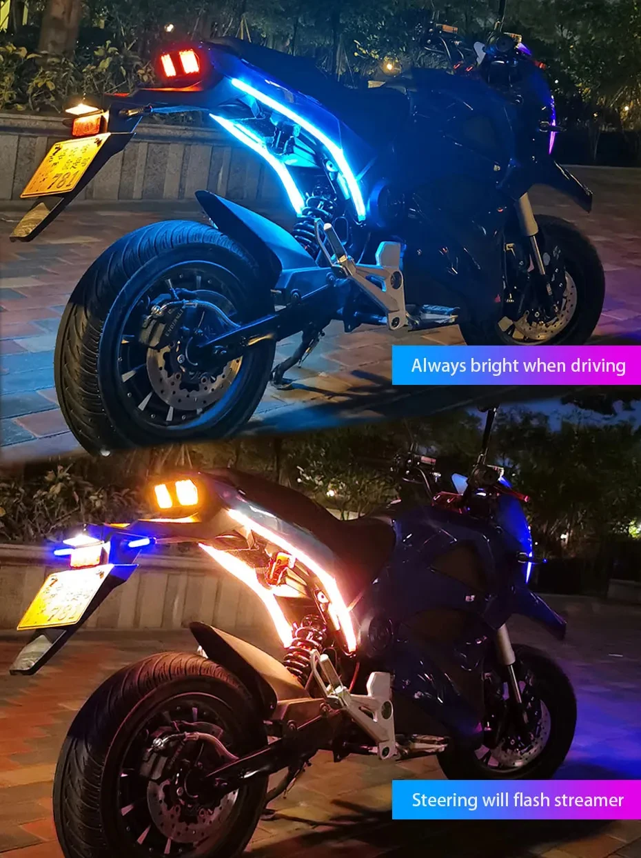 แถบไฟ LED DRL แสดงโหมดไฟส่องสว่างเวลากลางวันและไฟเลี้ยว