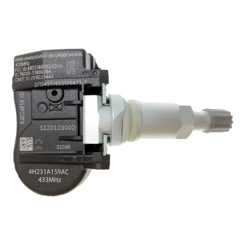 4PCS TPMS 센서 4H231A159AC 재규어 레인지 로버 디스커버리 LR4 TPMS 433Mhz 용 타이어 압력 센서 모니터링 시스템