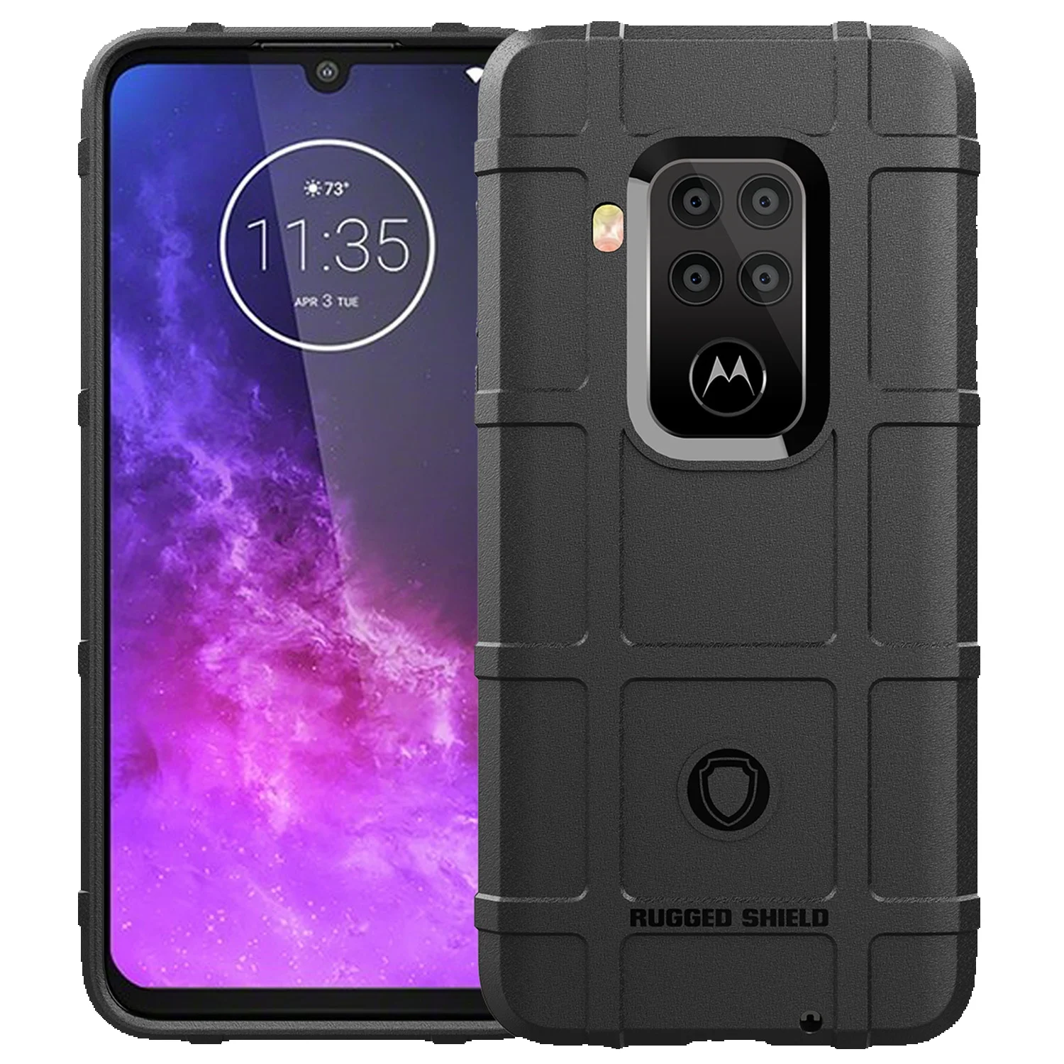 Per Motorola Zoom Moto One Action Hyper Case Heavy Shield Cover Per Telefono Per Custodie In Gomma Antiurto Moto One Pro Ro