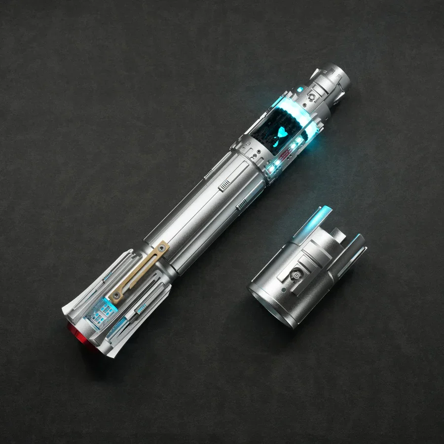 

89sabers Ben Solo Crystal Neopixel Lightsaber Proffie V3.9 Laser Sword Carry 40 Sets Soundfonts Pixel Blade Heavy Dueling Toy