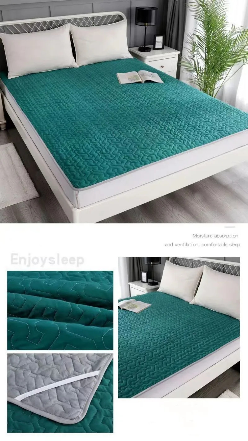 Description Picture 6 of itemQuilted Breathable Bed Mattresses Comfortable Antibacterial Cushion Mattress Soft Quilt Mats Protective Pad Student Dormitory