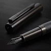 HERO Black Forest Metal Fountain Pen Titanium Black Extra Fine Nib Beautiful Tree Texture Excellent Writing Gift Pen 6